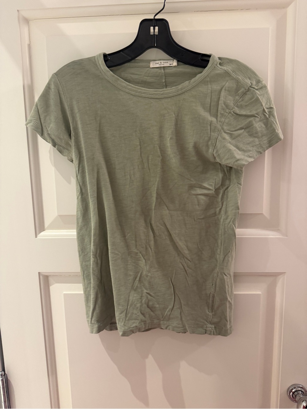 rag & bone Sage Green Short Sleeve Crew Tee